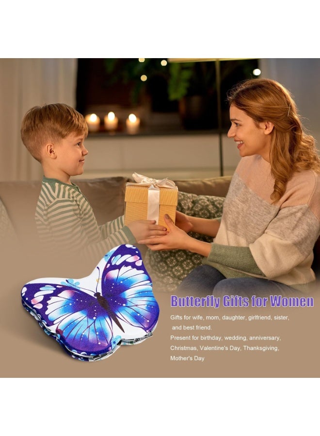 Double-Sided Adjustable Vanity Mirror – Compact Butterfly Design for Travel, Purse & Everyday Grooming-Random color and shape - Image 2